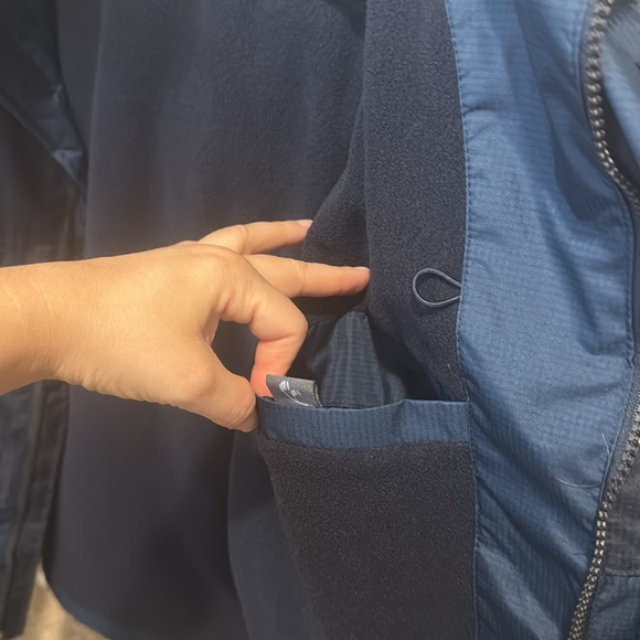 Free Country Men’s Blue Hooded Jacket Size M – Great Condition - Picture 9 of 10